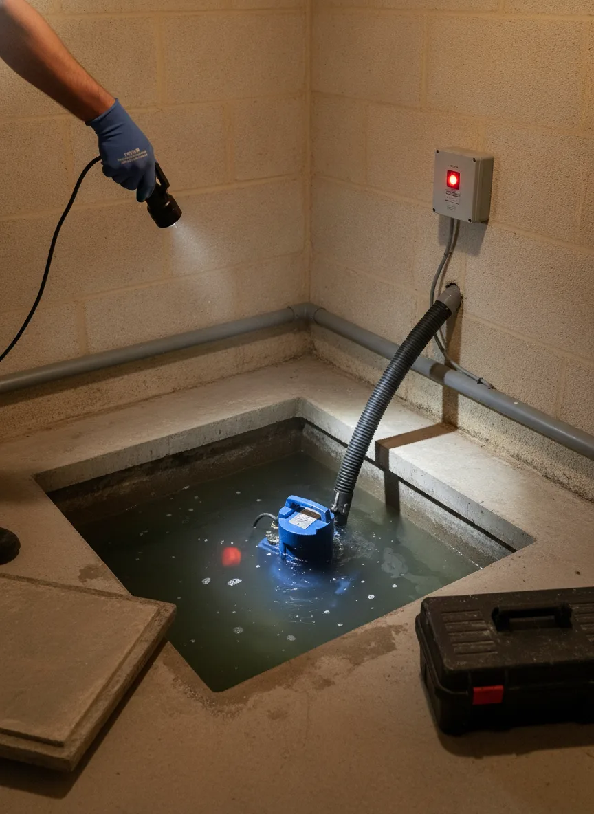 Dépannage pompe de relevage Sucé-sur-Erdre – problème / diagnostic